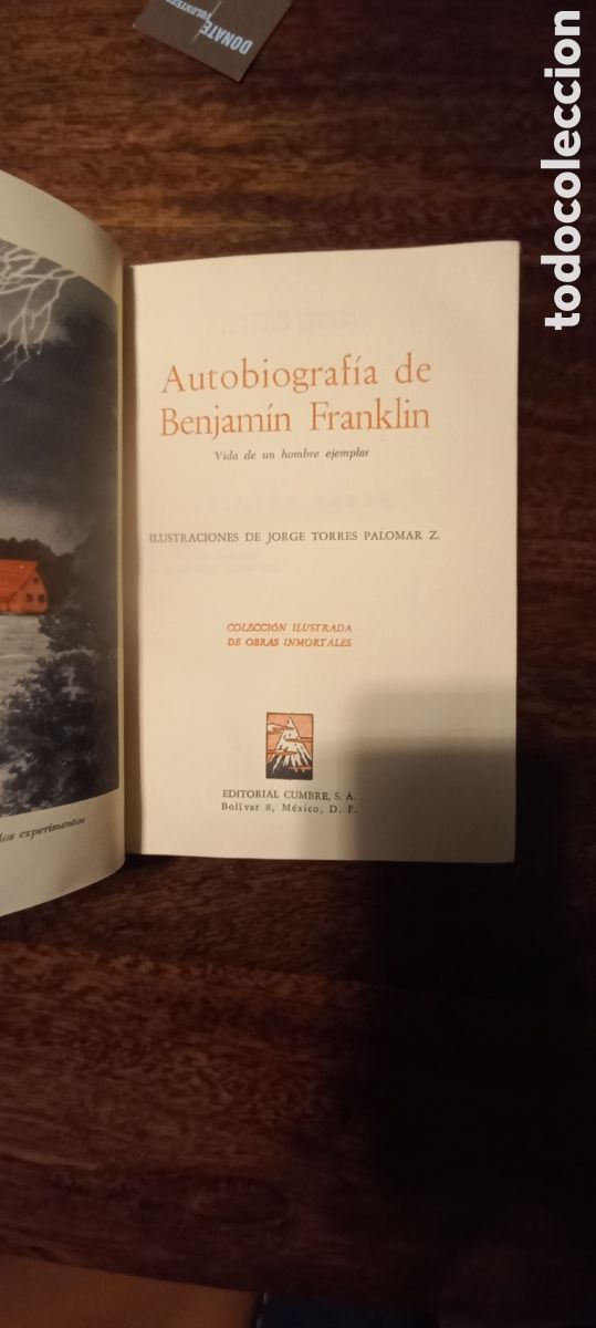 Libros de segunda mano: Autobiograf&iacute;a de Benjamin Franklin - Foto 3