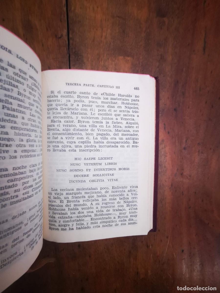 Libros de segunda mano: MAUROIS, Andr&eacute;. Lord Byron - Foto 3
