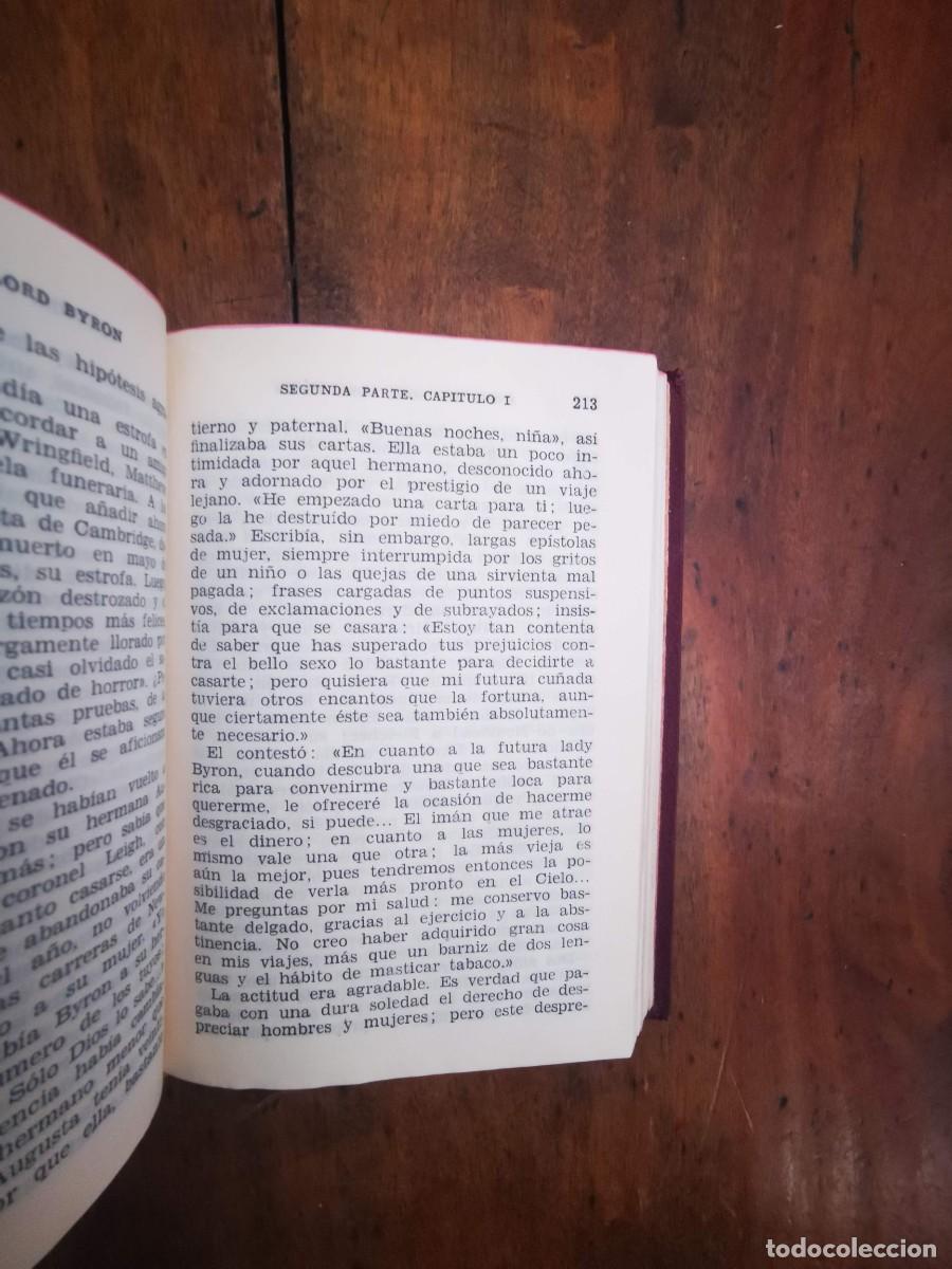 Libros de segunda mano: MAUROIS, Andr&eacute;. Lord Byron - Foto 5