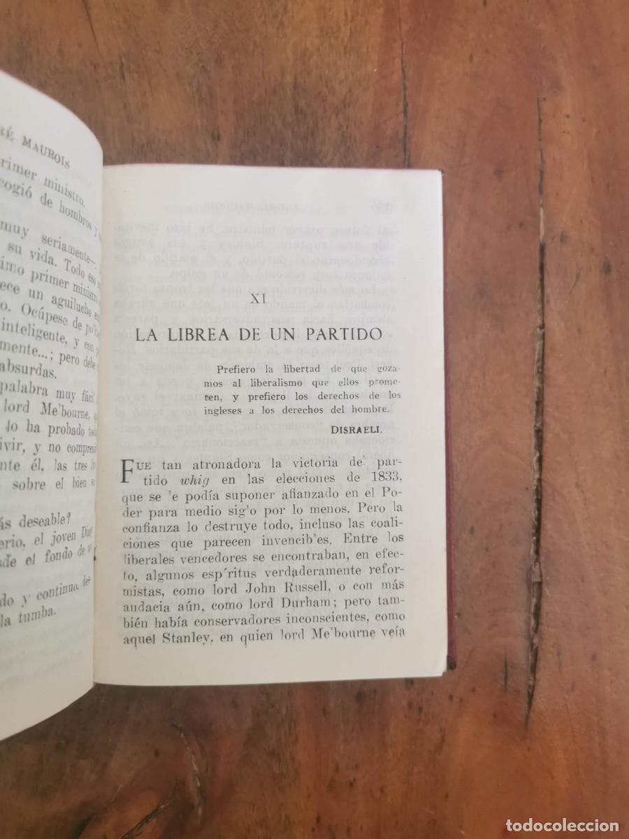 Libros de segunda mano: MAUROIS, Andr&eacute;. Disraeli - Foto 5