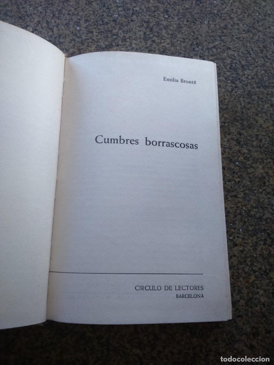Libros de segunda mano: CUMBRES BORRASCOSAS -- EMILY BRONTE -- CIRCULO -- - Foto 1