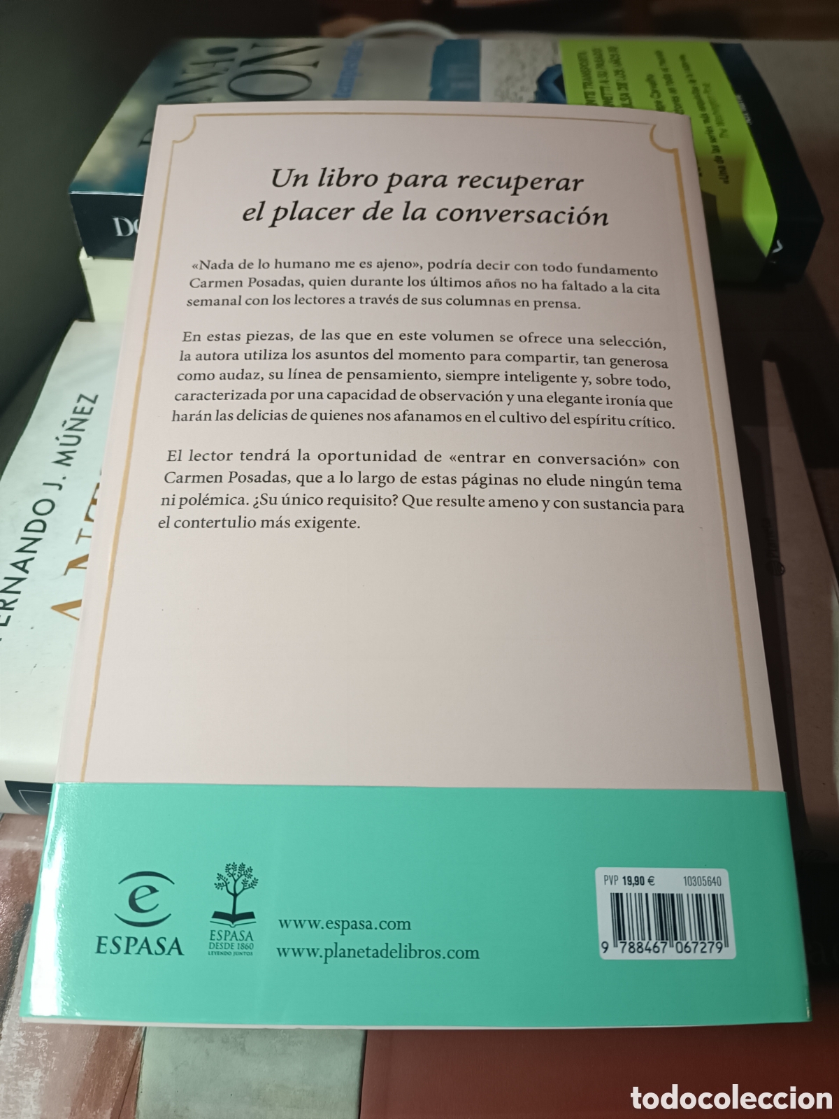 Libros de segunda mano: Efecto posadas Carmen posadas Espasa 2023 - Foto 3