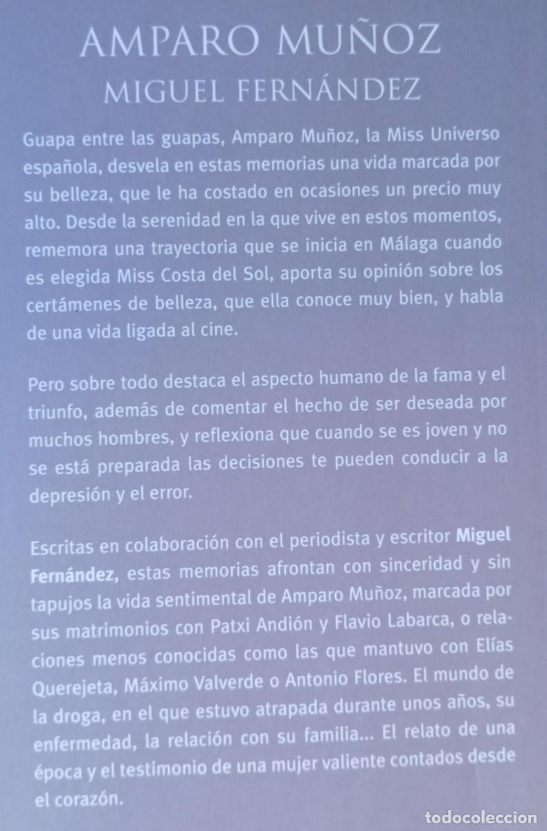 Libros de segunda mano: LA VIDA ES EL PRECIO - AMPARO MU&Ntilde;OZ - Foto 2