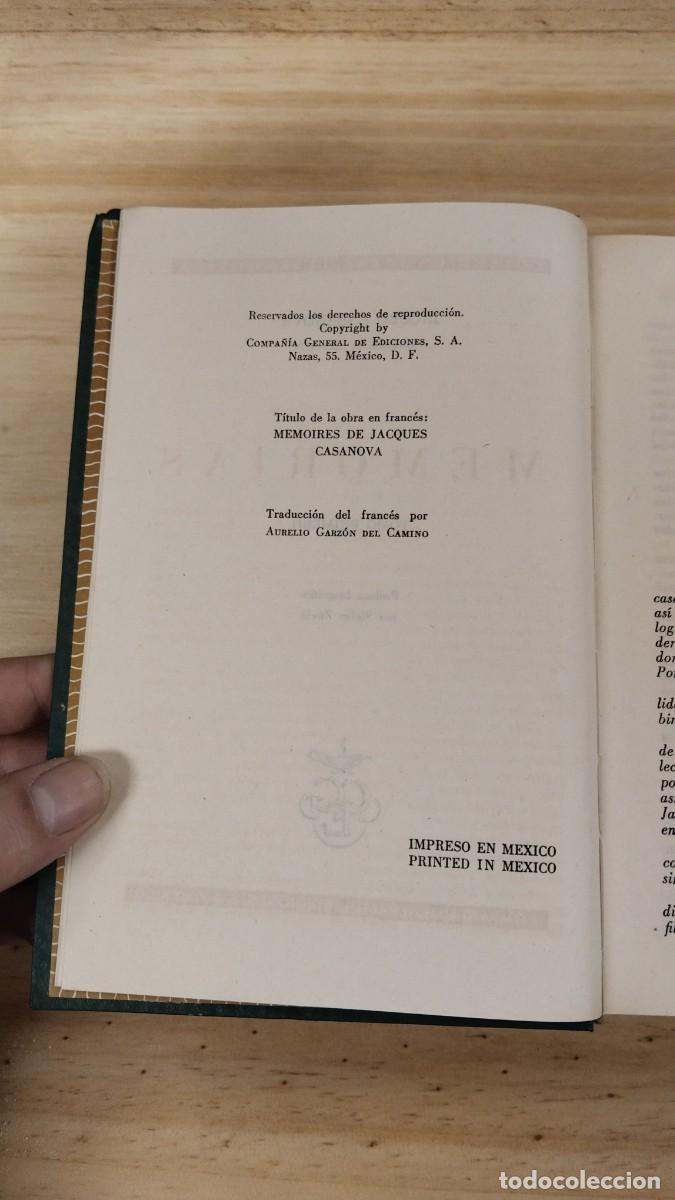 Libros de segunda mano: Memorias - Jacobo Casanova - Foto 7