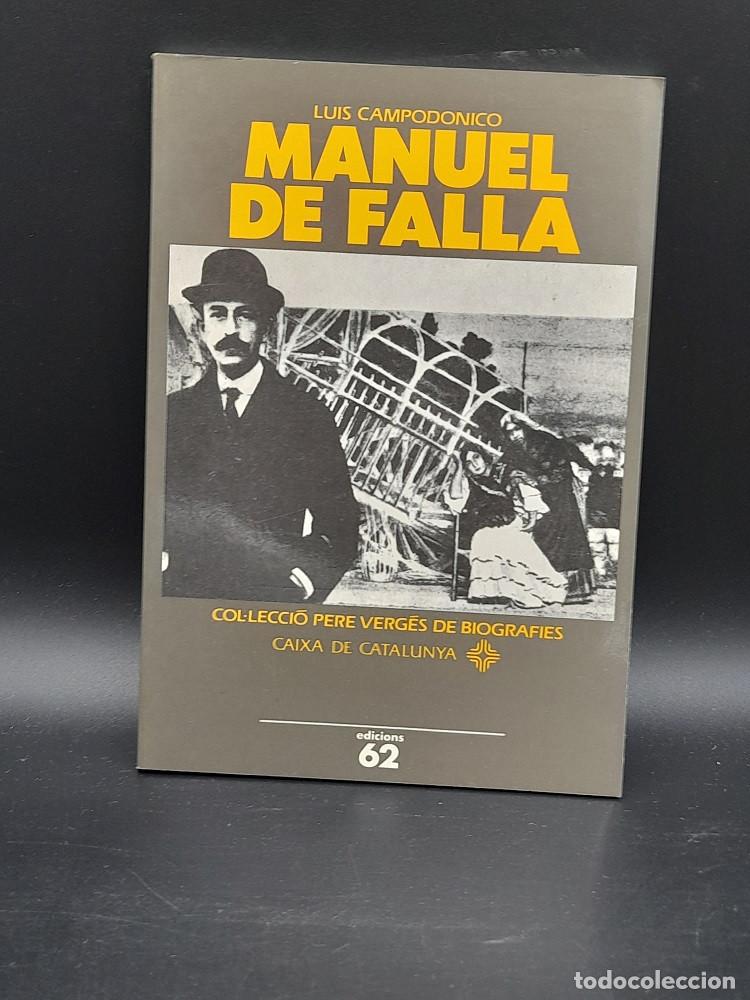 Libros de segunda mano: Manuel de Falla por Luis Campodonico - Foto 1