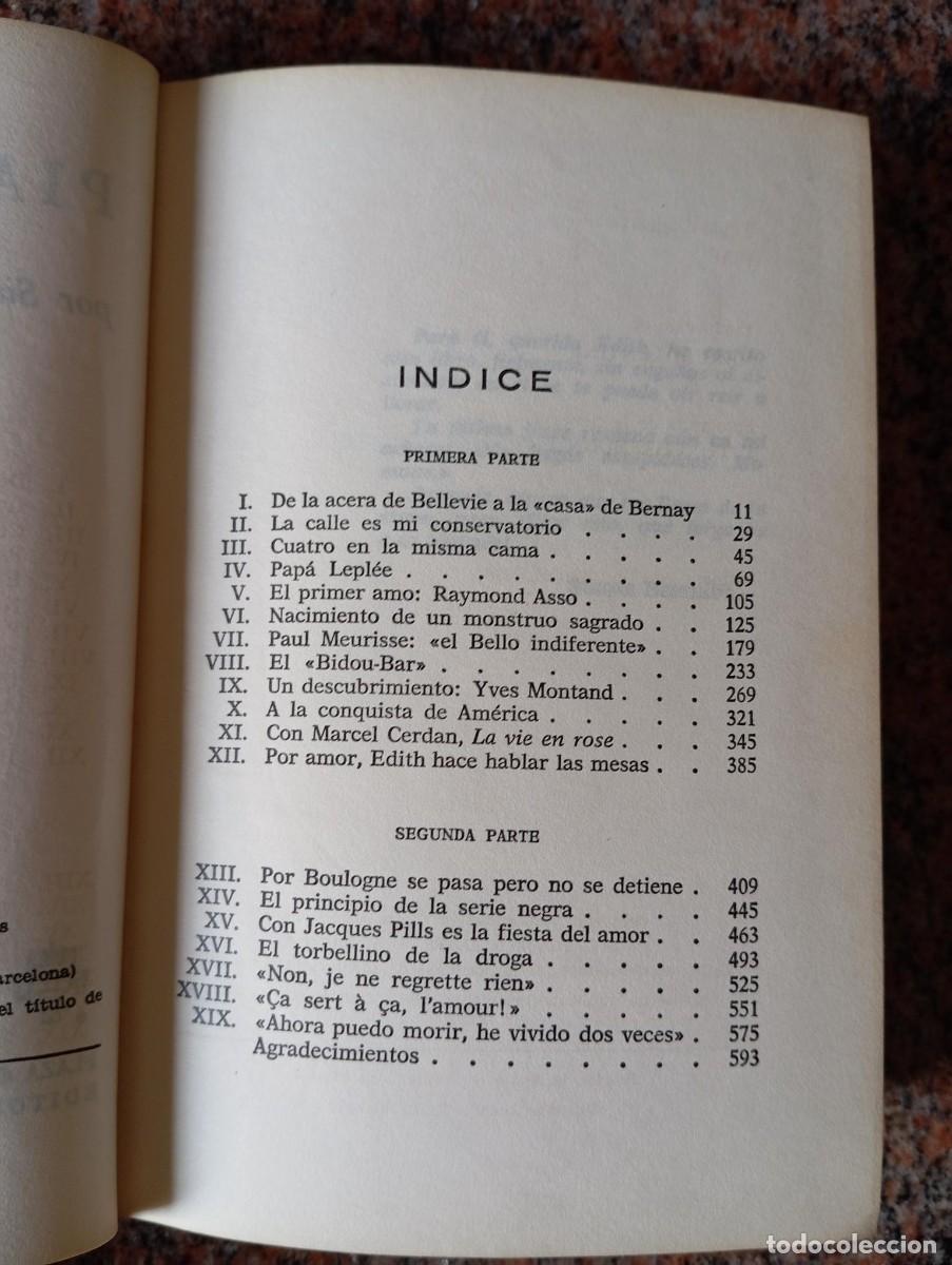 Libros de segunda mano: PIAF - SIMONE BERTEAUT - Foto 3