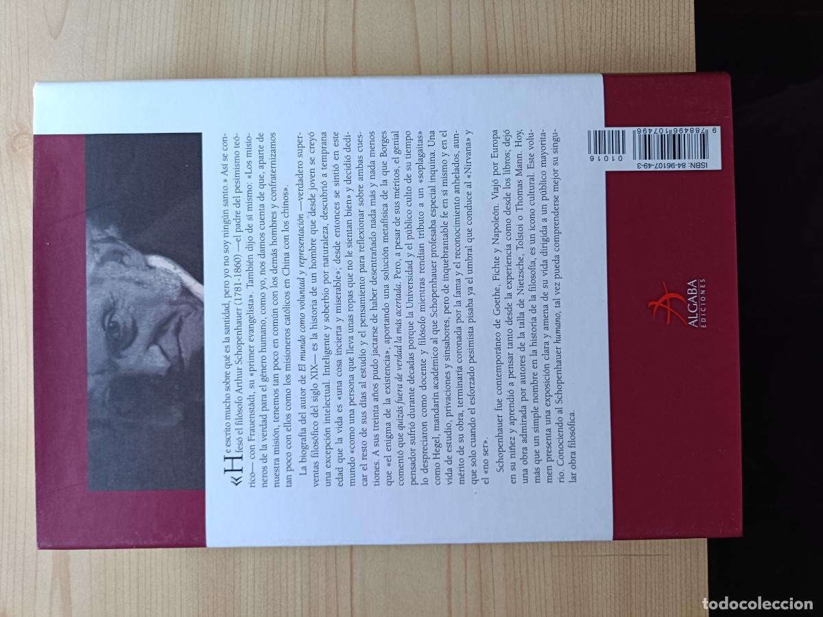 Libros de segunda mano: Arthur Schopenhauer. niMoreno Claros. Algaba Ediciones, 2005. - Foto 4