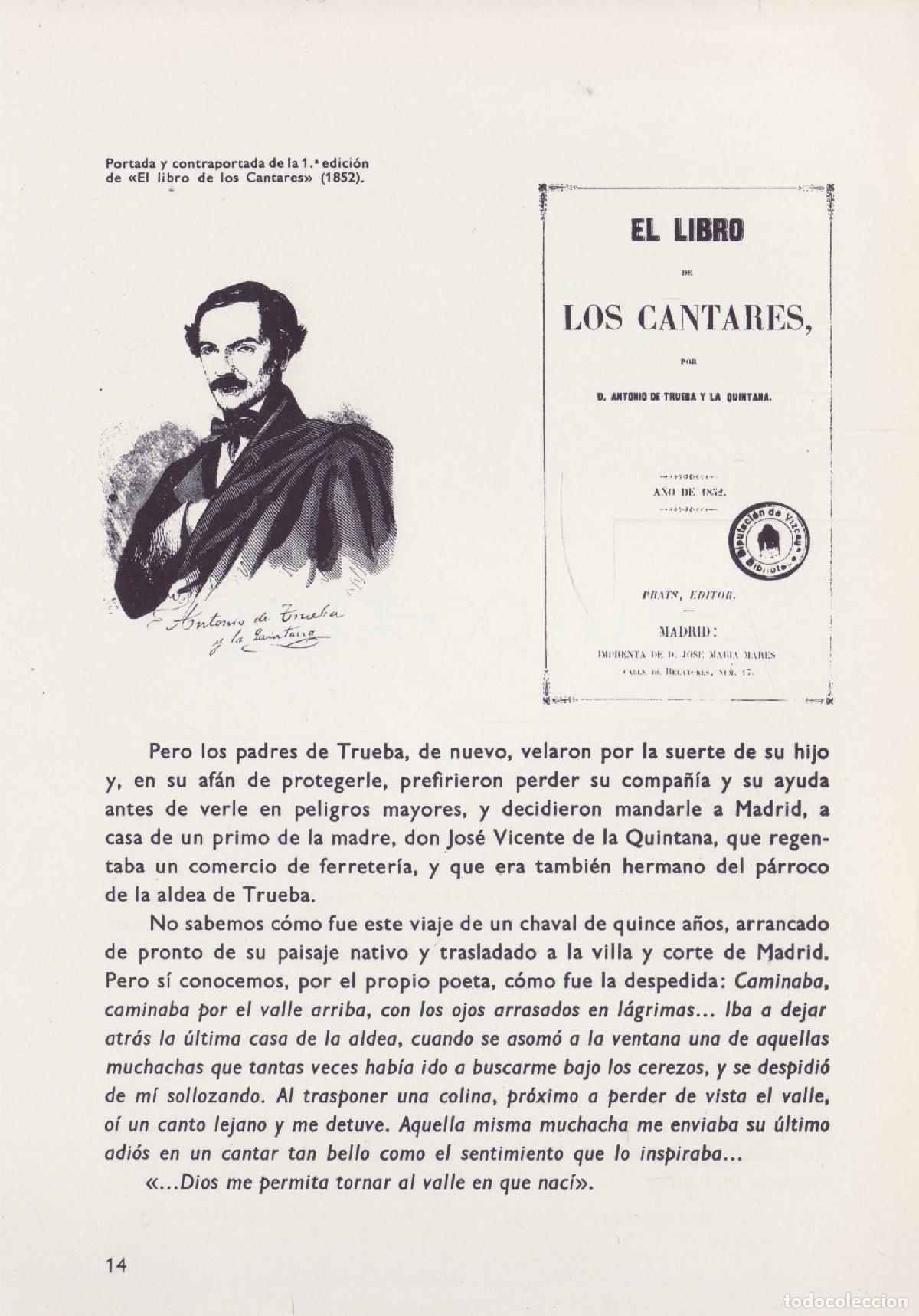 Libros de segunda mano: Antonio de Trueba - de la Iglesia, Angel - Foto 2