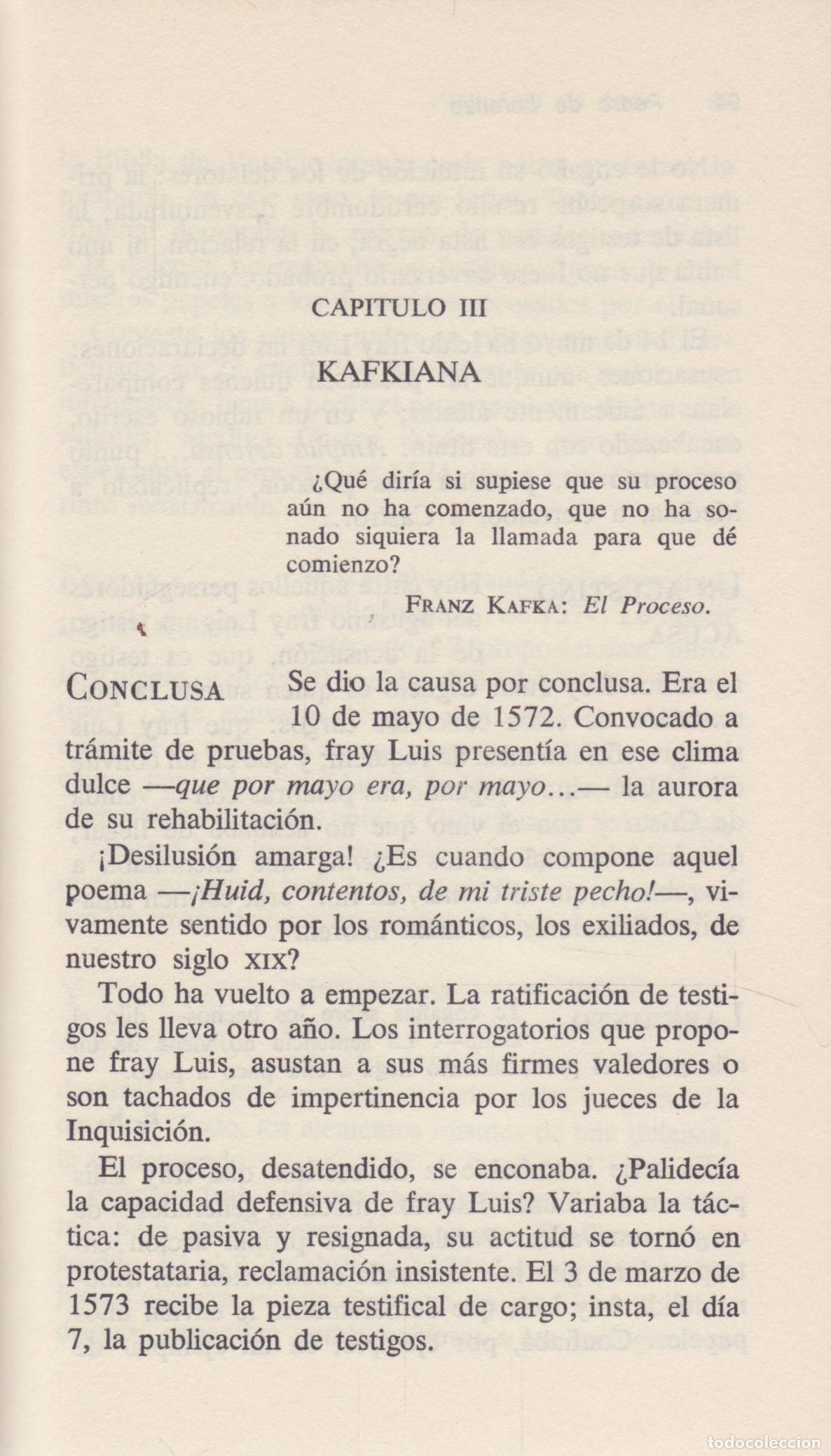 Libros de segunda mano: Fray Luis de Leon - de Lorenzo, Pedro - Foto 2