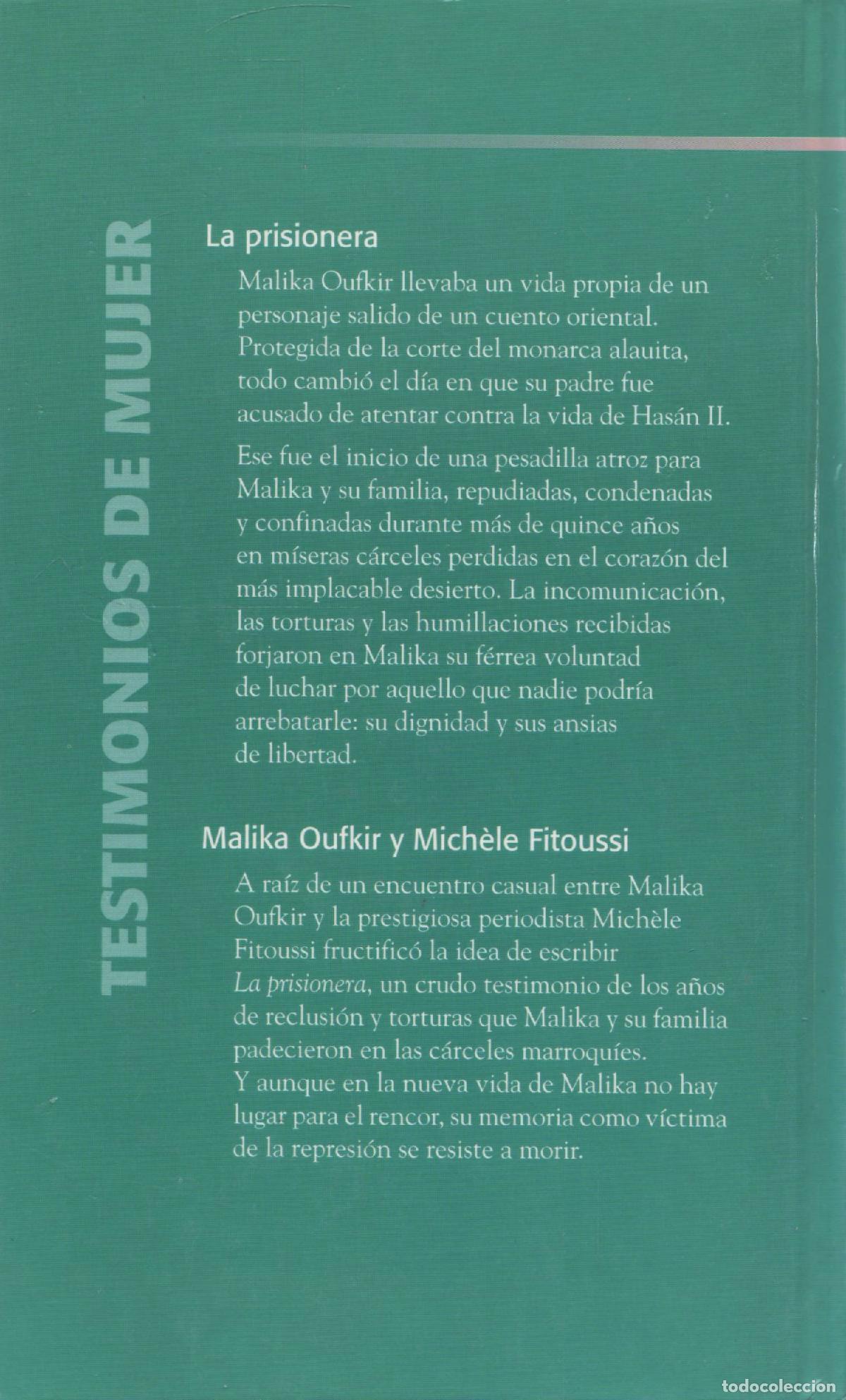 Libros de segunda mano: La prisionera - Oufkir, Malika - Foto 3