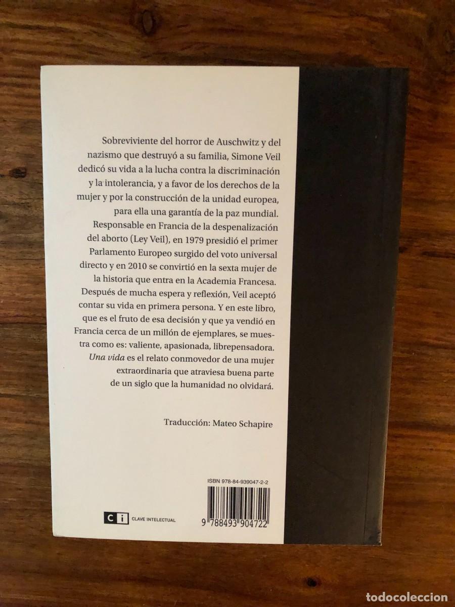 Libros de segunda mano: Una vida. Simone Veil. Clave intelectual. - Foto 2