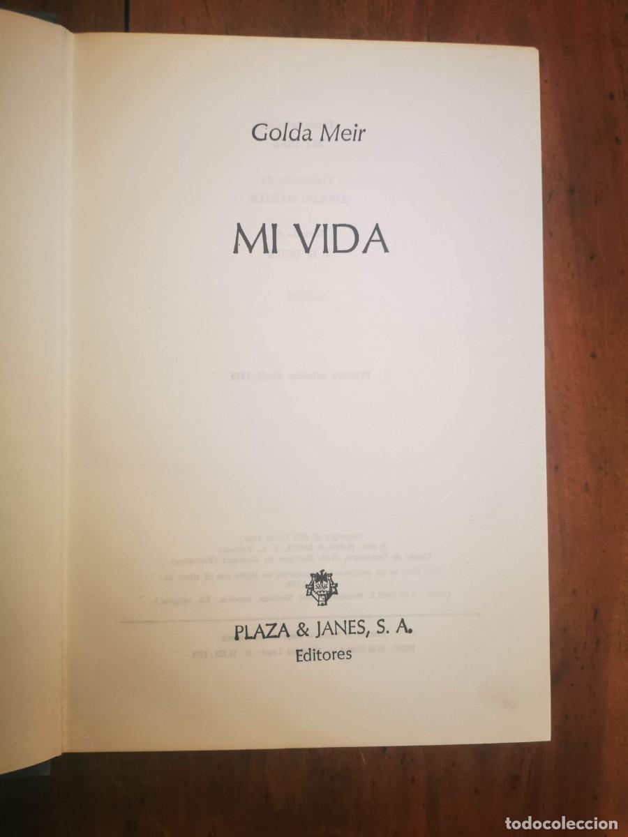 Libros de segunda mano: MEIR, Golda. Mi vida - Foto 3
