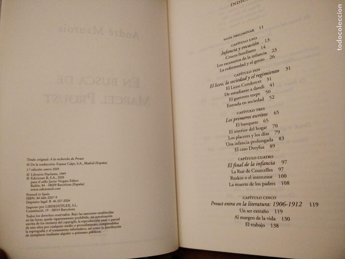 Libros de segunda mano: En busca de Marcel proust - Andr&eacute; Maurois - Foto 4