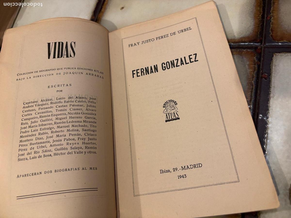 Libros de segunda mano: Fern&aacute;n-Gonz&aacute;lez. Vidas. PEDIDO M&Iacute;NIMO 5&euro; - Foto 2