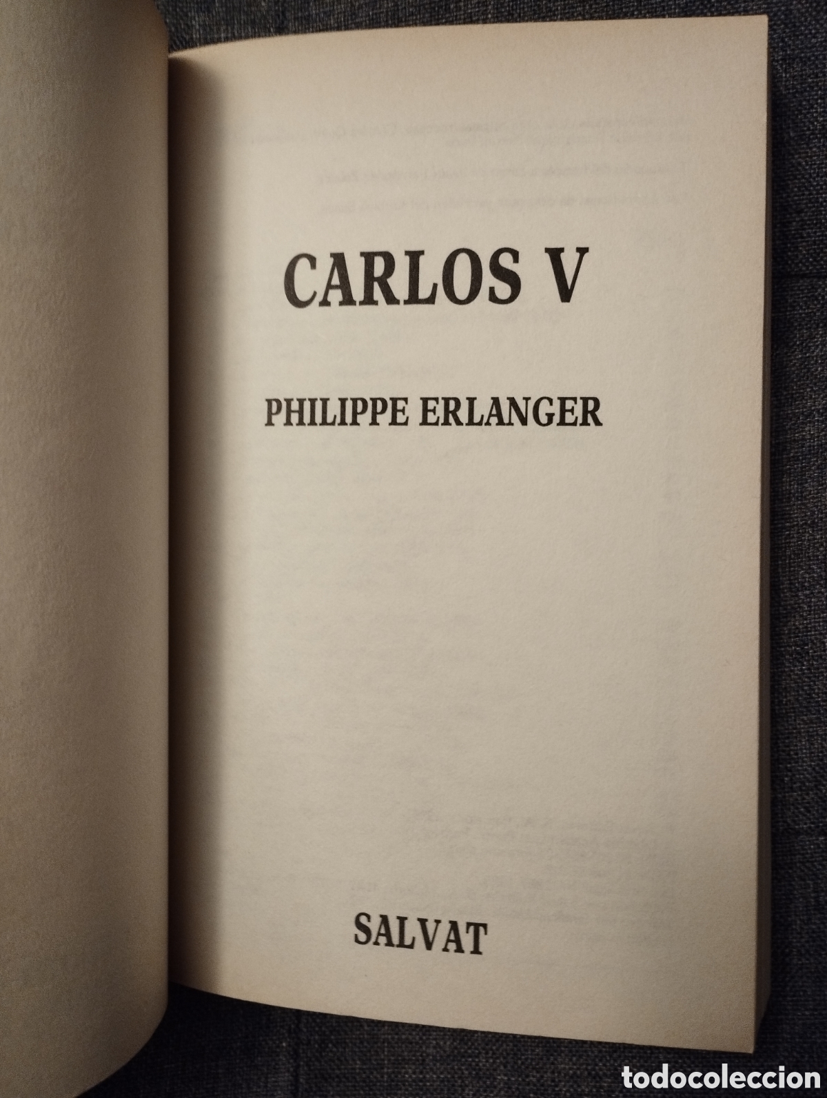 Libros de segunda mano: CARLOS V (PHILIPPE ERLANGER) - Foto 2