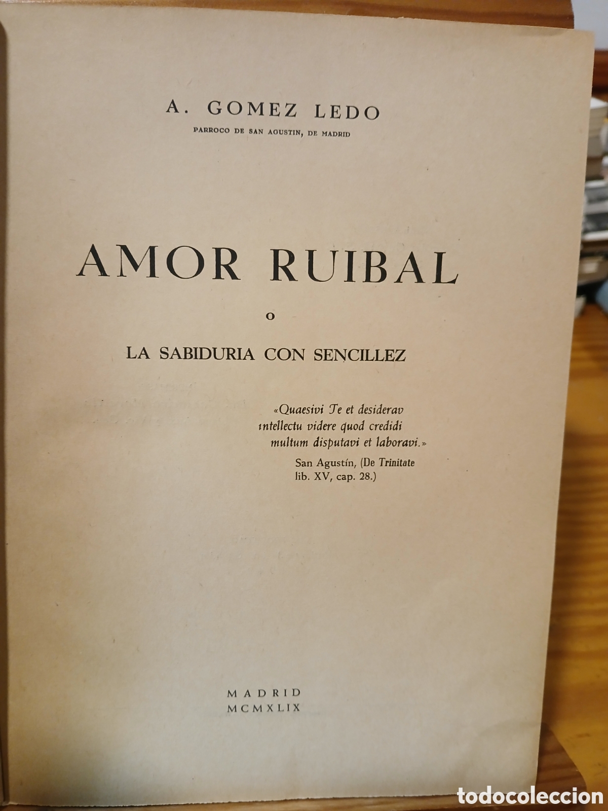 Libros de segunda mano: Amor Ruibal. A. G&oacute;mez Ledo. - Foto 3