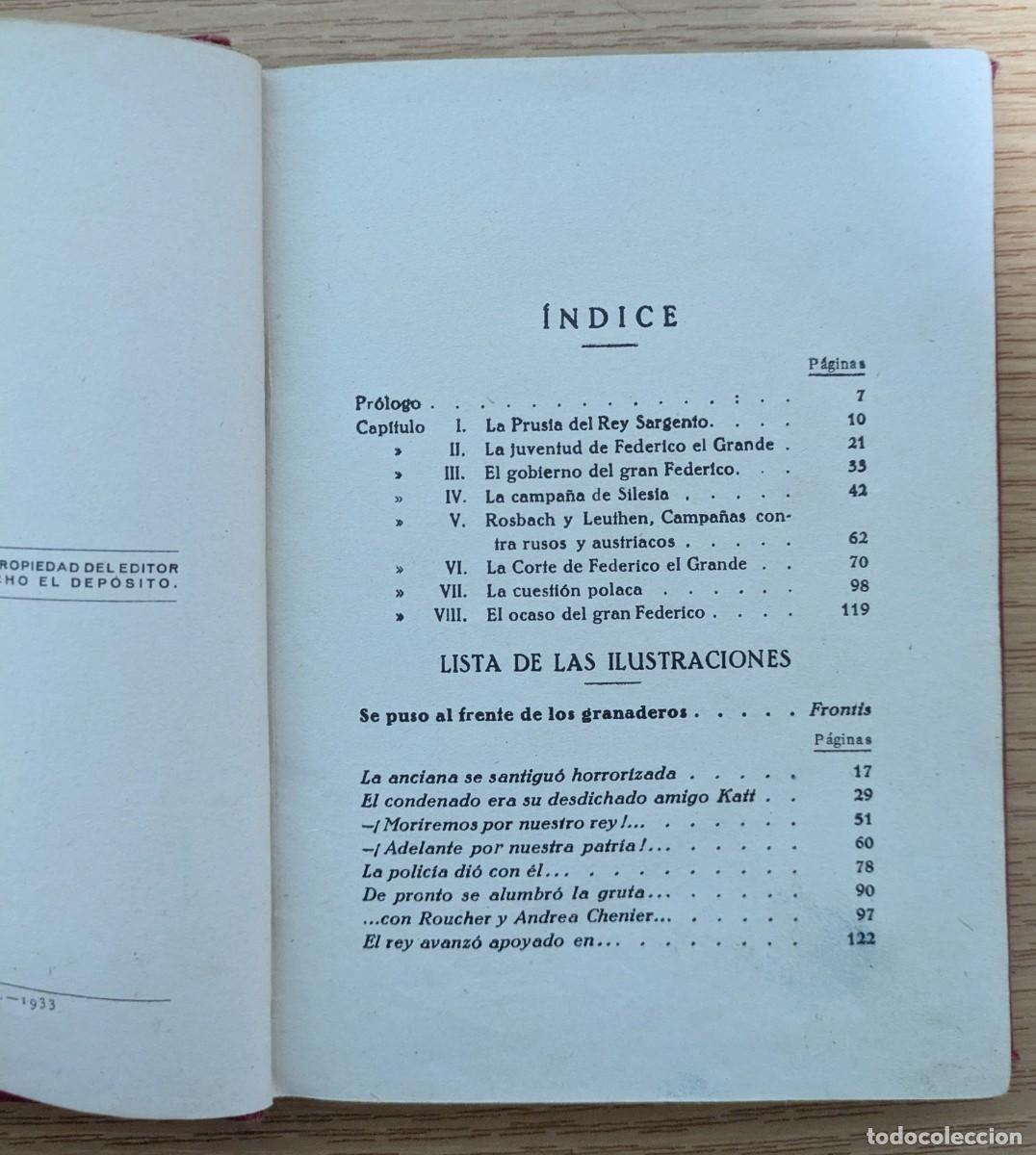 Libros de segunda mano: Federico el Grande Editorial Araluce 1933 - Foto 3