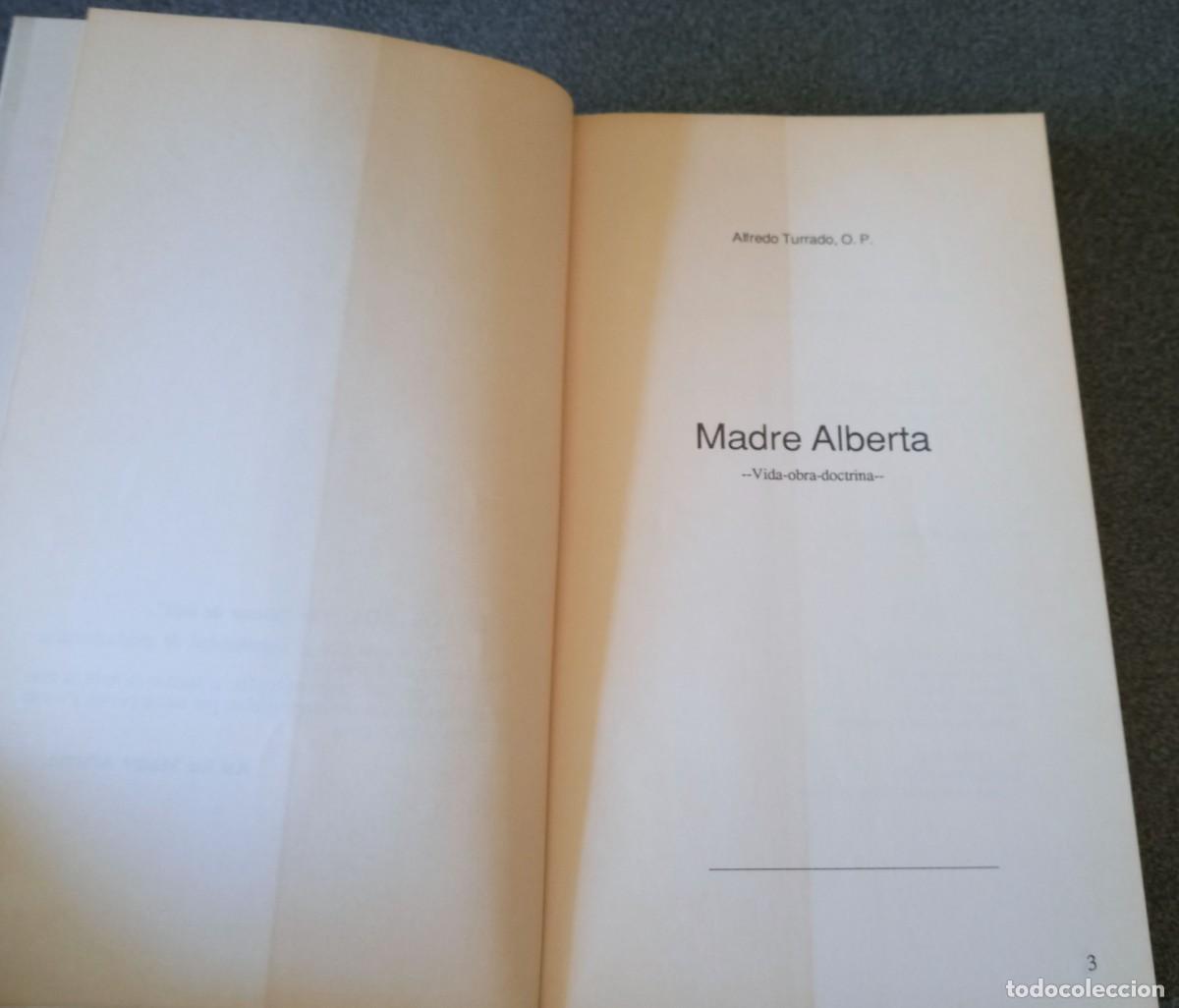 Libros de segunda mano: Madre Alberta Alfredo Turrado - Foto 4