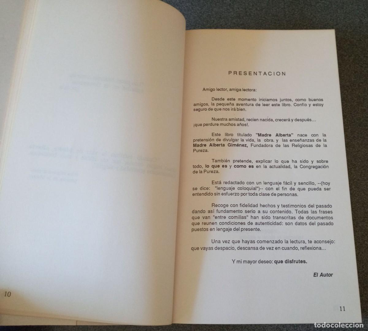 Libros de segunda mano: Madre Alberta Alfredo Turrado - Foto 7