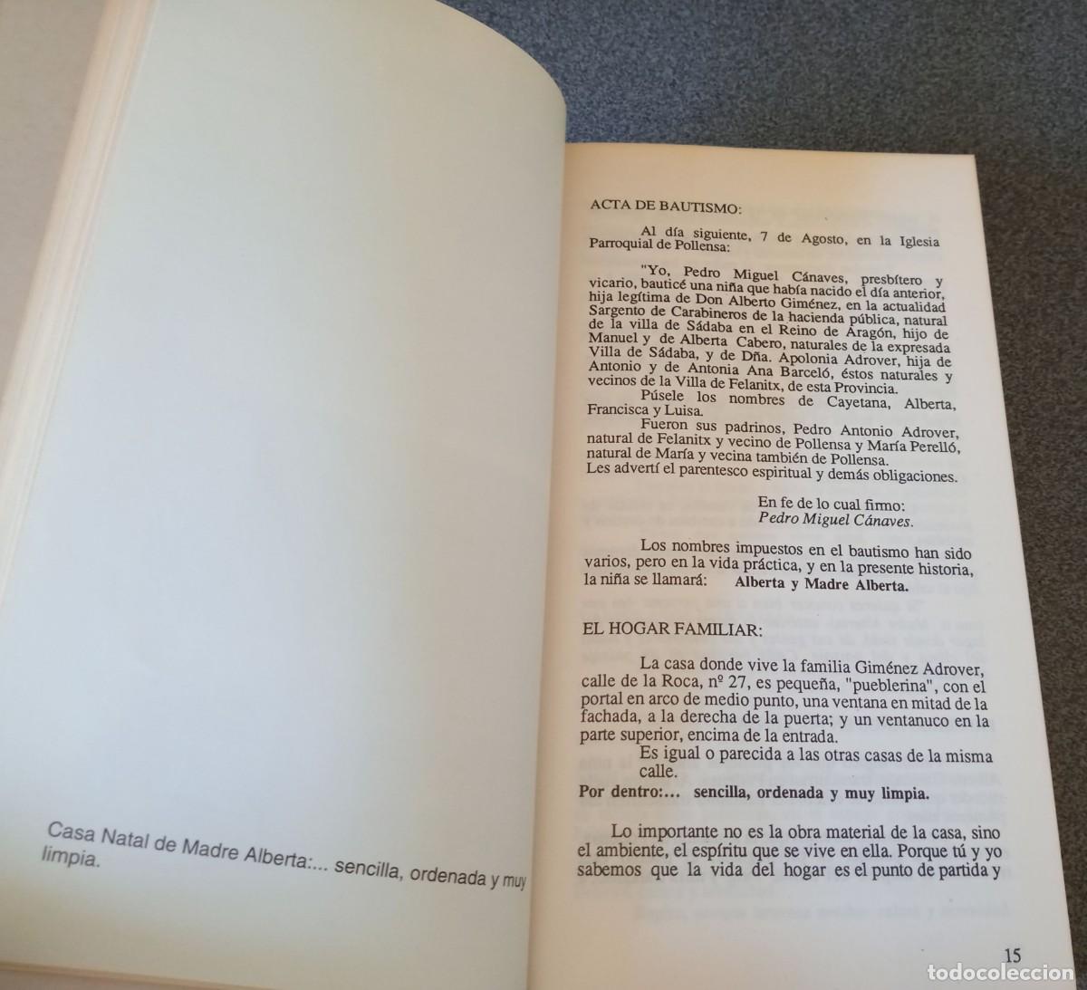 Libros de segunda mano: Madre Alberta Alfredo Turrado - Foto 9