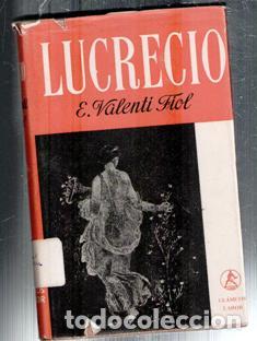 Libros de segunda mano: Lucrecio. E. Valent&iacute; Fiol - Foto 1