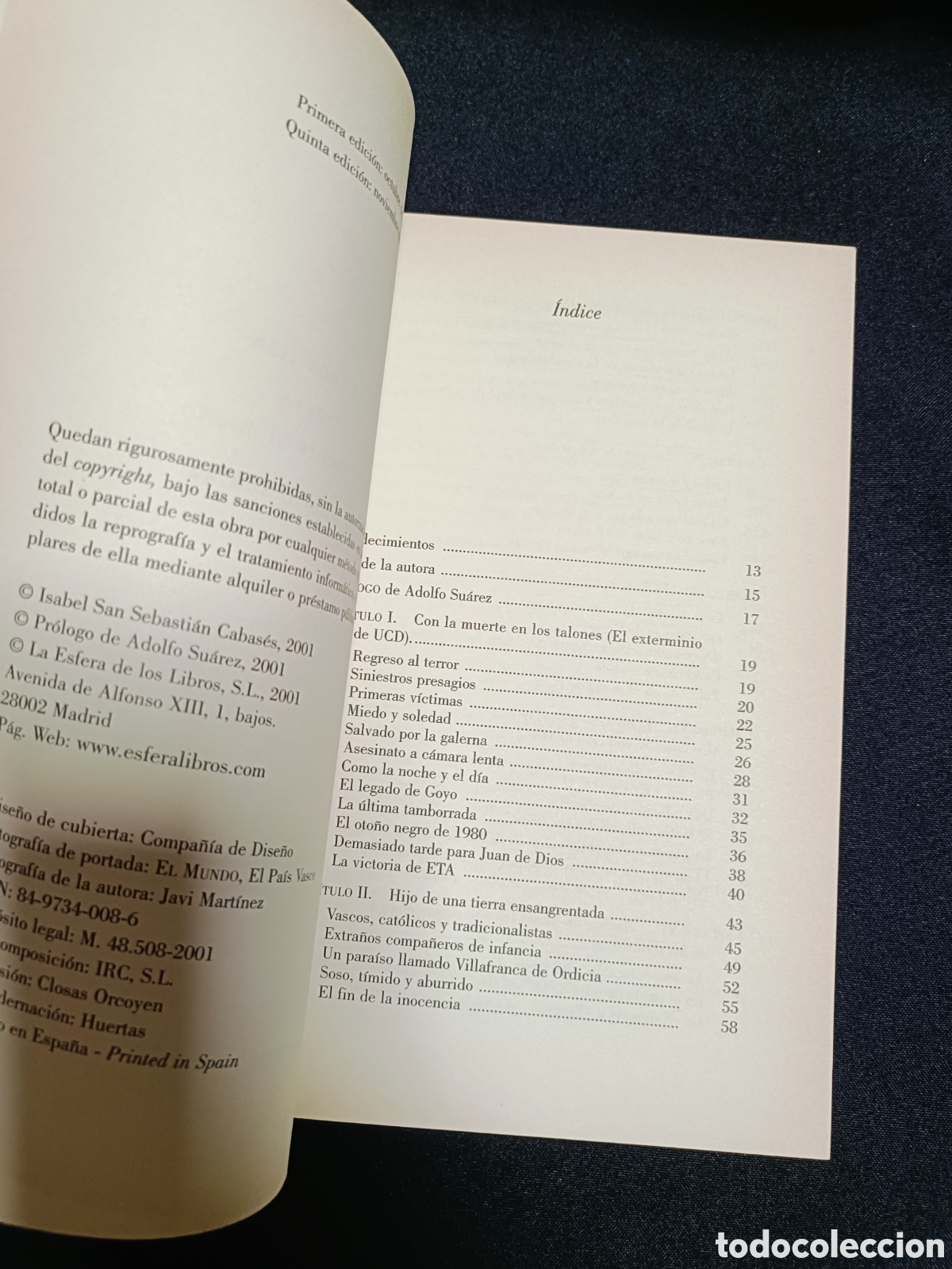 Libros de segunda mano: MAYOR OREJA . Pr&oacute;logo de Adolfo Su&aacute;rez - Foto 4