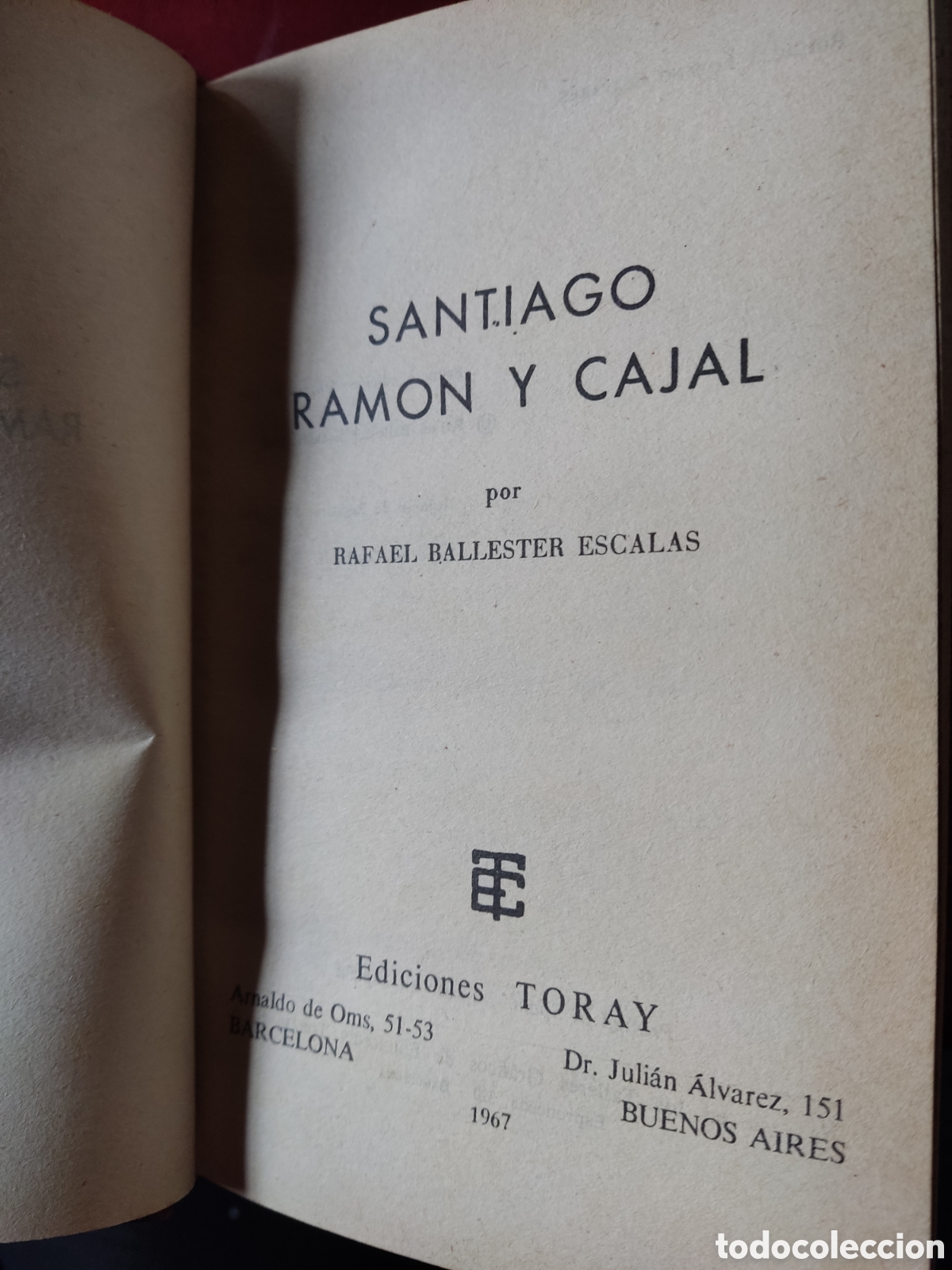 Libros de segunda mano: Santiago Ram&oacute;n y Cajal - Foto 3