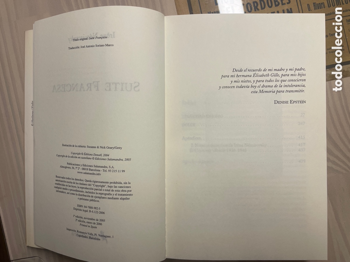Libros de segunda mano: Suite francesa, Ir&egrave;ne N&eacute;mirovsky - Foto 4