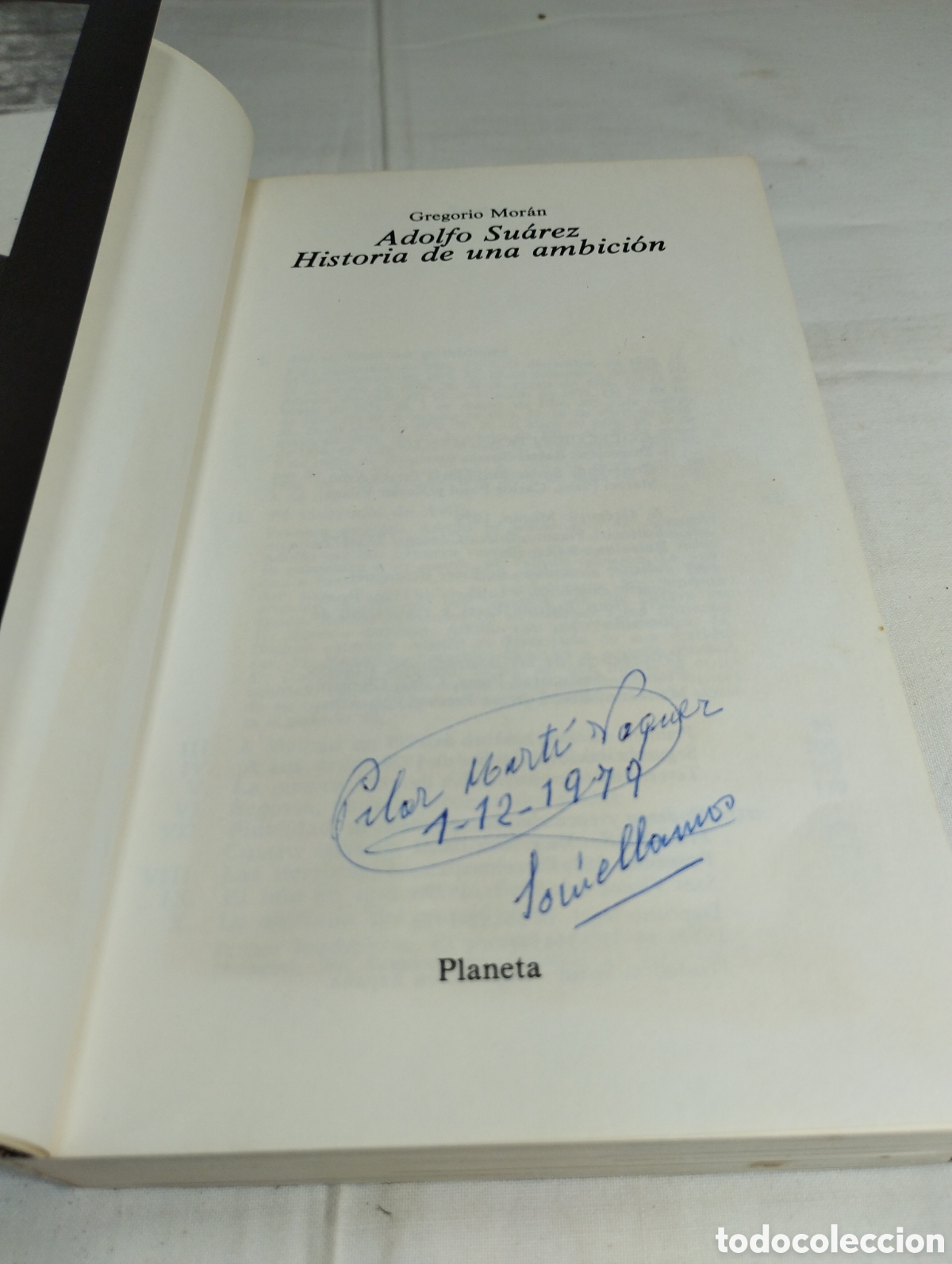 Libros de segunda mano: Adolfo Su&aacute;rez. Gregorio Mor&aacute;n, 1979 - Foto 2