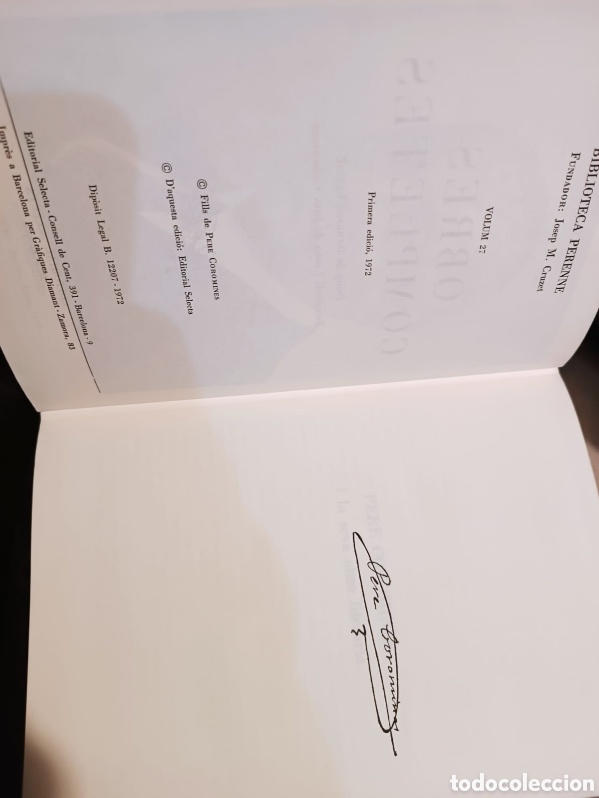 Libros de segunda mano: Pere Coromines, Obres Completes - Foto 3