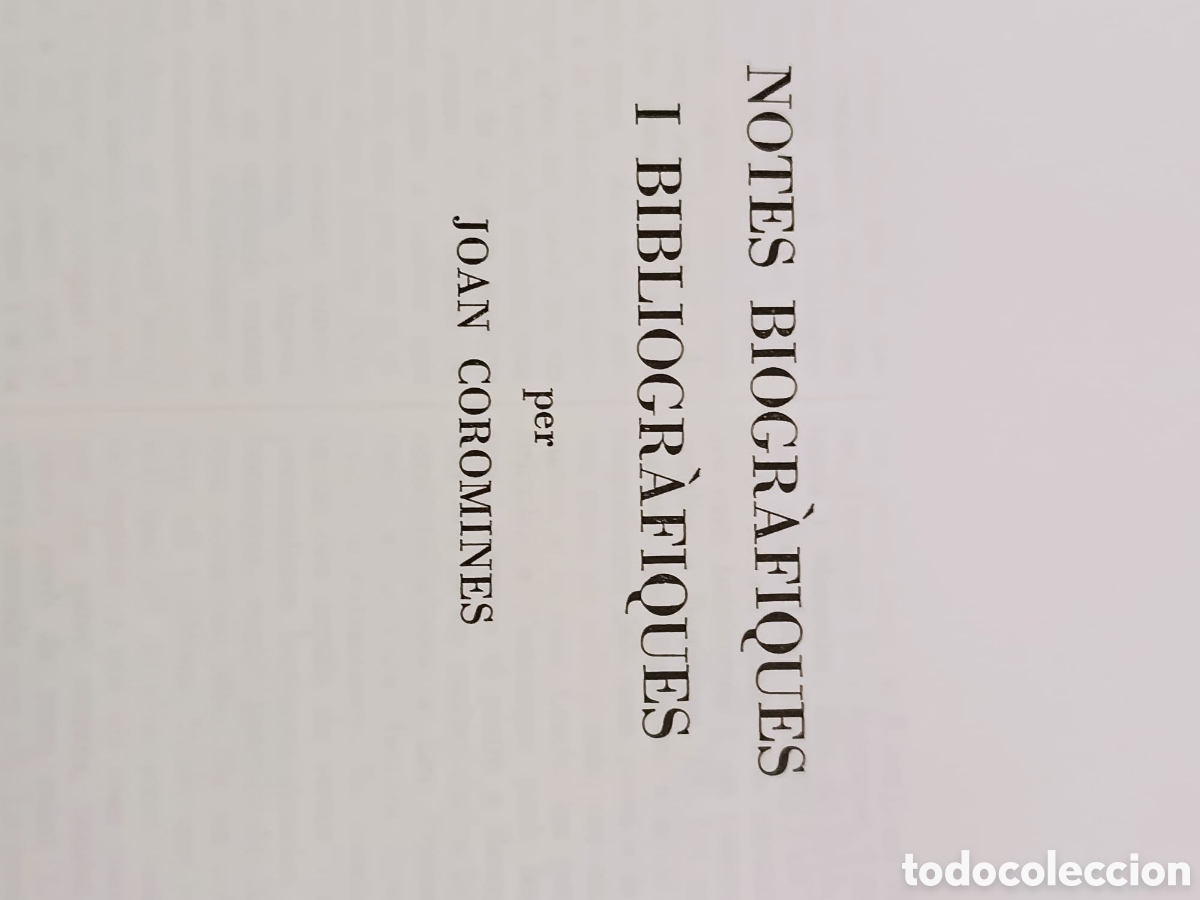 Libros de segunda mano: Pere Coromines, Obres Completes - Foto 5