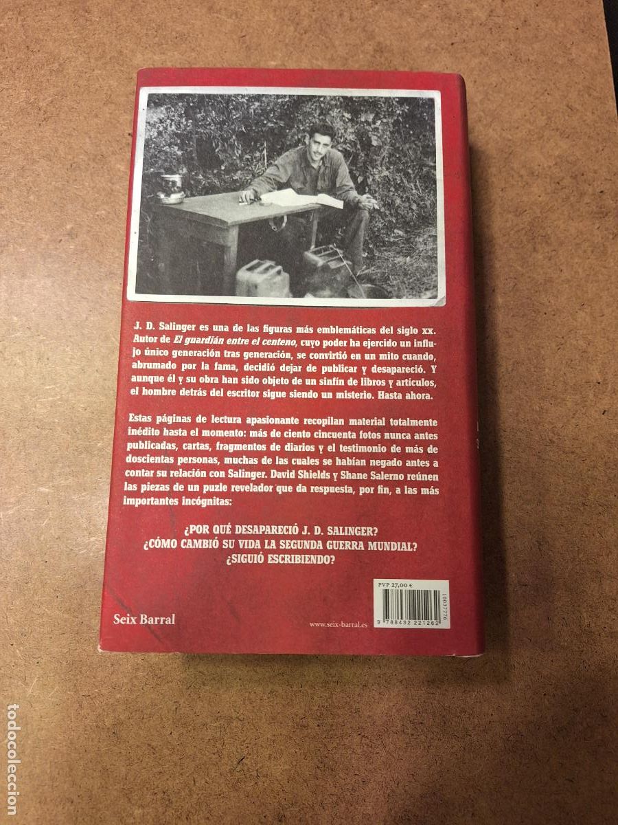 Libros de segunda mano: Salinger - David Shields . Shane Salerno - Foto 2