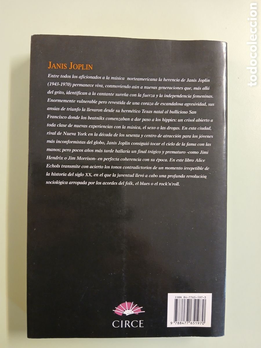 Libros de segunda mano: Janis Joplin. Alice Echols. - Foto 2