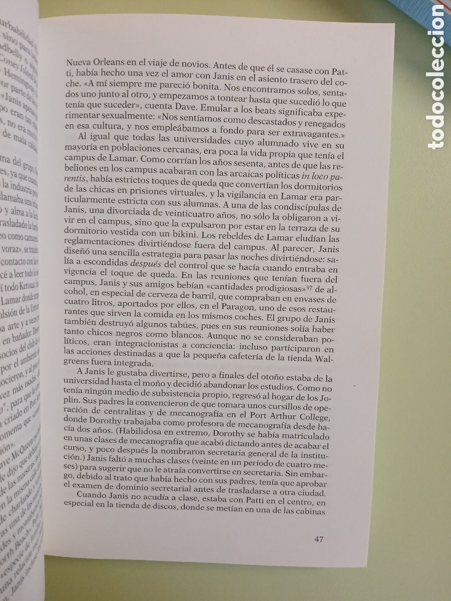 Libros de segunda mano: Janis Joplin. Alice Echols. - Foto 6