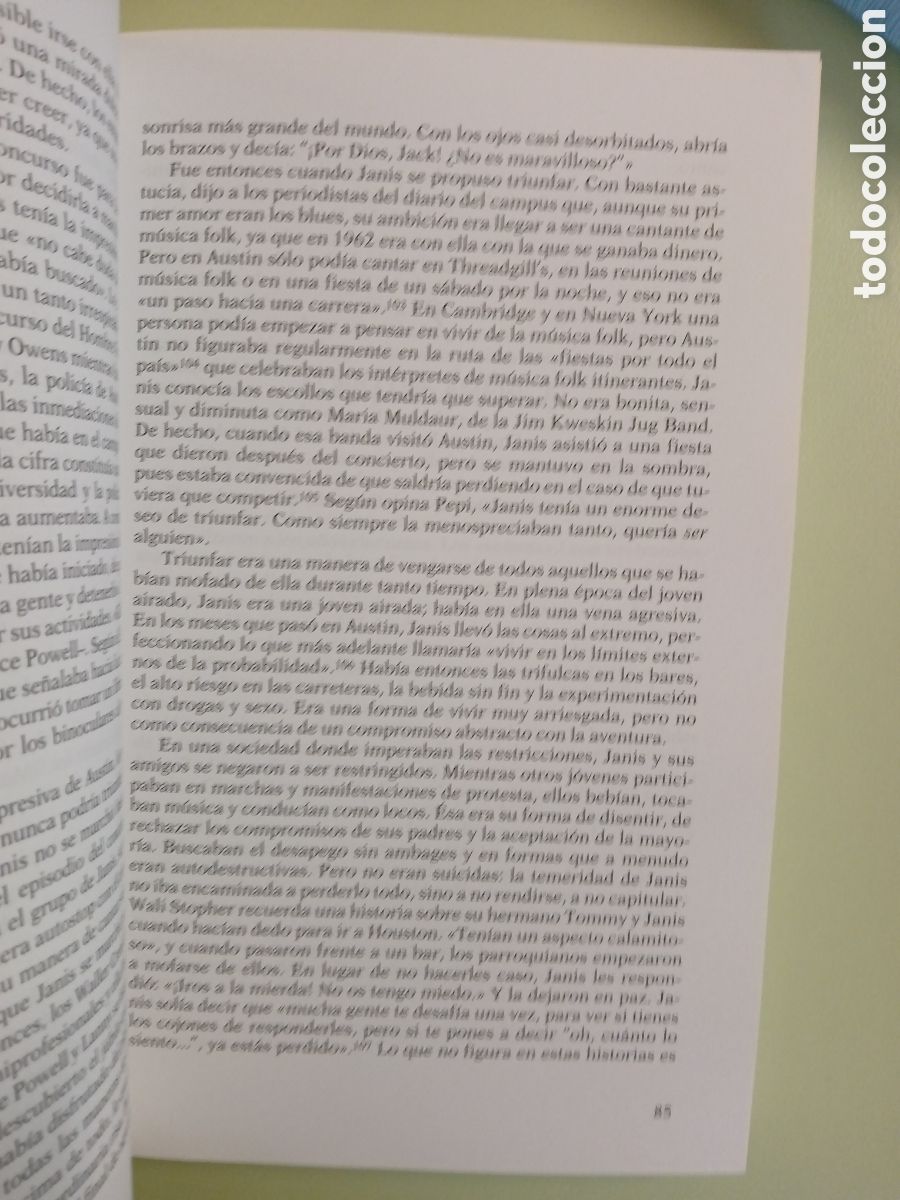 Libros de segunda mano: Janis Joplin. Alice Echols. - Foto 7