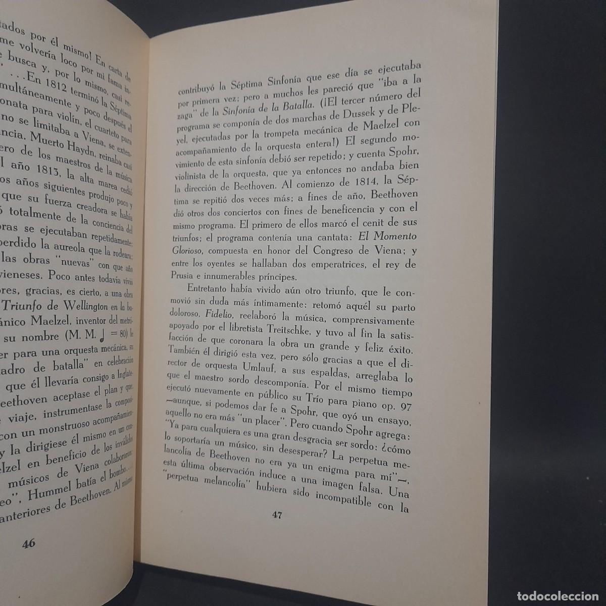 Libros de segunda mano: WALTER RIEZIER-BETHOVEN-1961 - Foto 3