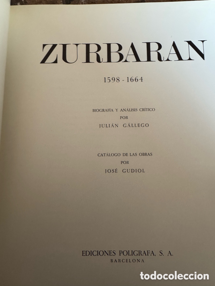 Libros de segunda mano: Libro bi&oacute;grafo de Zurbaran - Foto 3