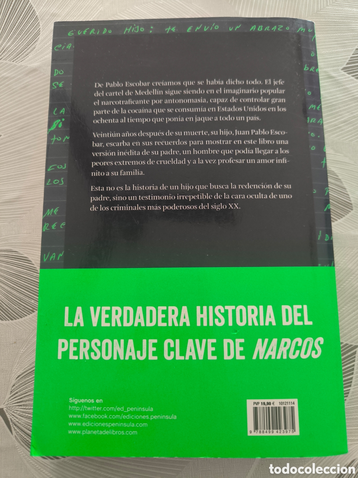Libros de segunda mano: LIBRO PABLO ESCOBAR, MI PADRE - Foto 2