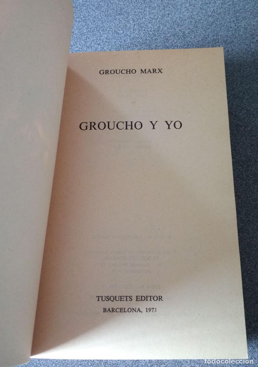 Libros de segunda mano: Groucho Y Yo Groucho Marx - Foto 4
