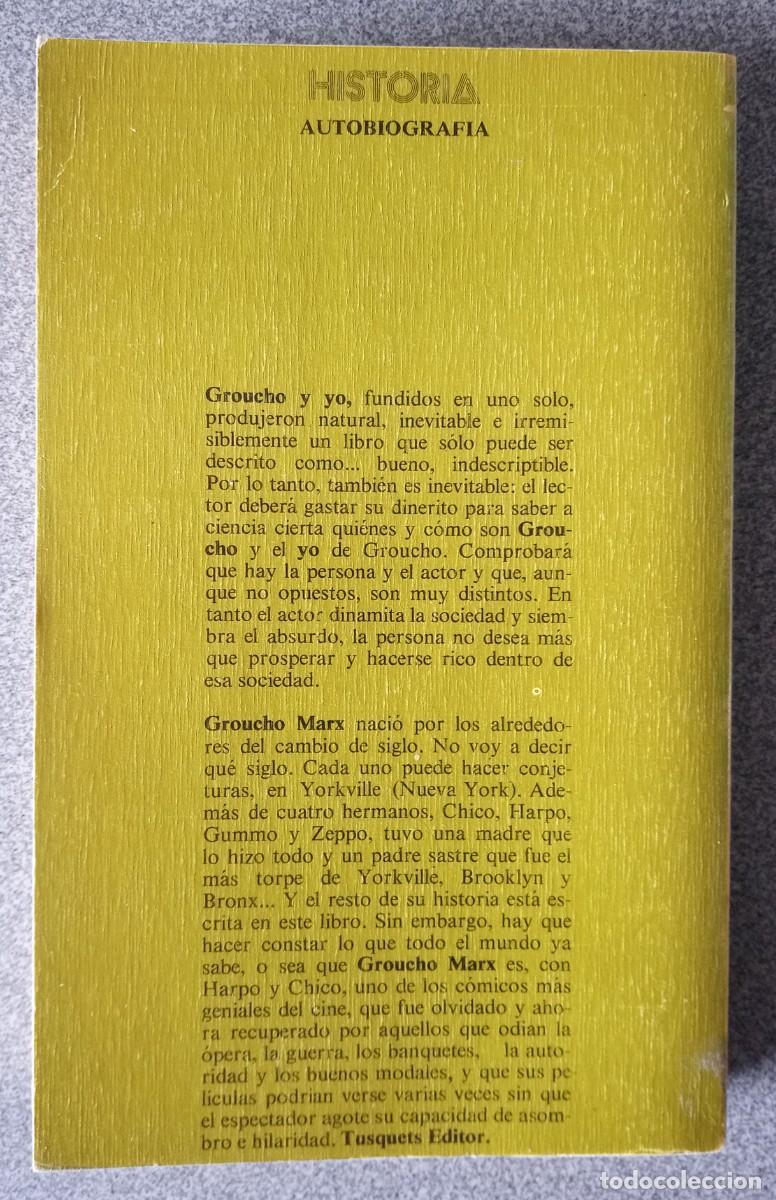 Libros de segunda mano: Groucho Y Yo Groucho Marx - Foto 7