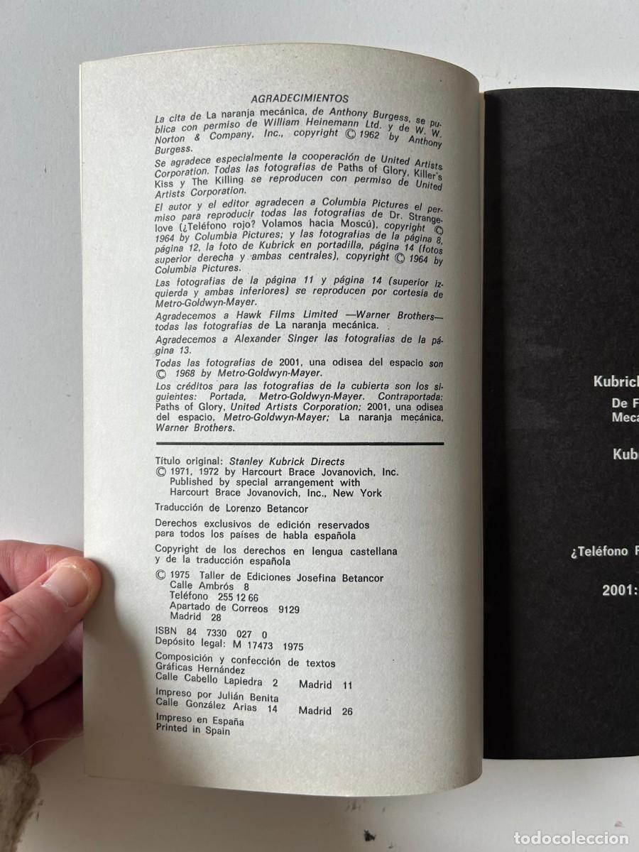 Libros de segunda mano: STANLEY KUBRICK DIRIGE. ALEXANDER WALKER - Foto 6