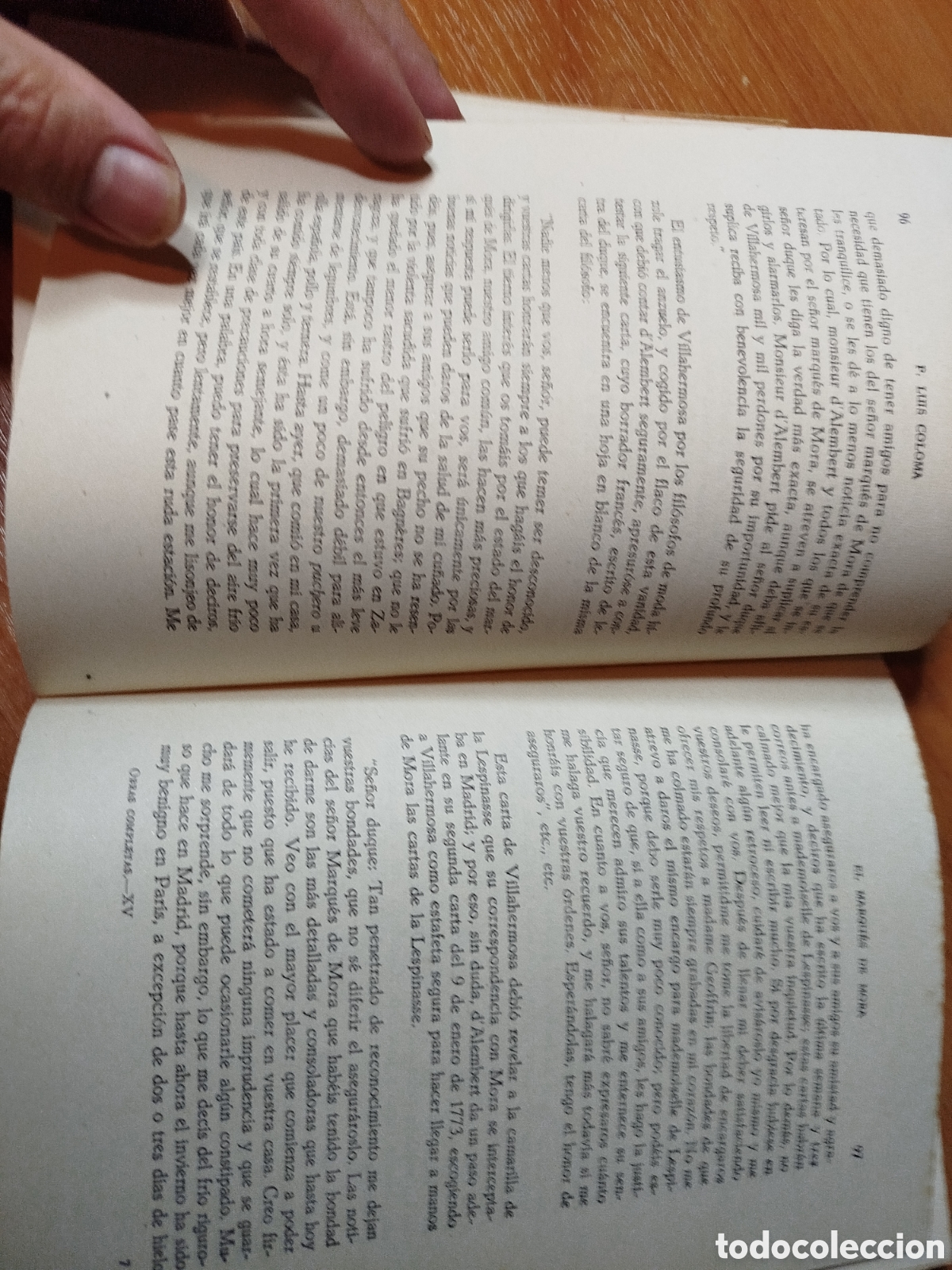 Libros de segunda mano: El marqu&eacute;s de mora. Luis Coloma. Editorial raz&oacute;n y fe. - Foto 4
