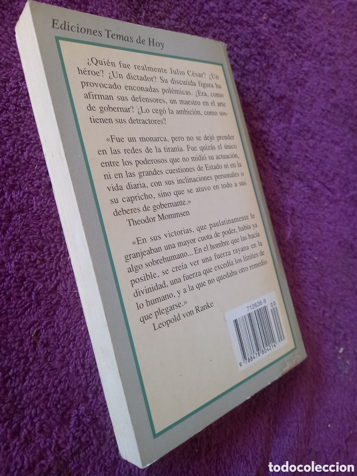 Libros de segunda mano: Julio C&eacute;sar, la grandeza del h&eacute;roe. Hans Oppermann. - Foto 4