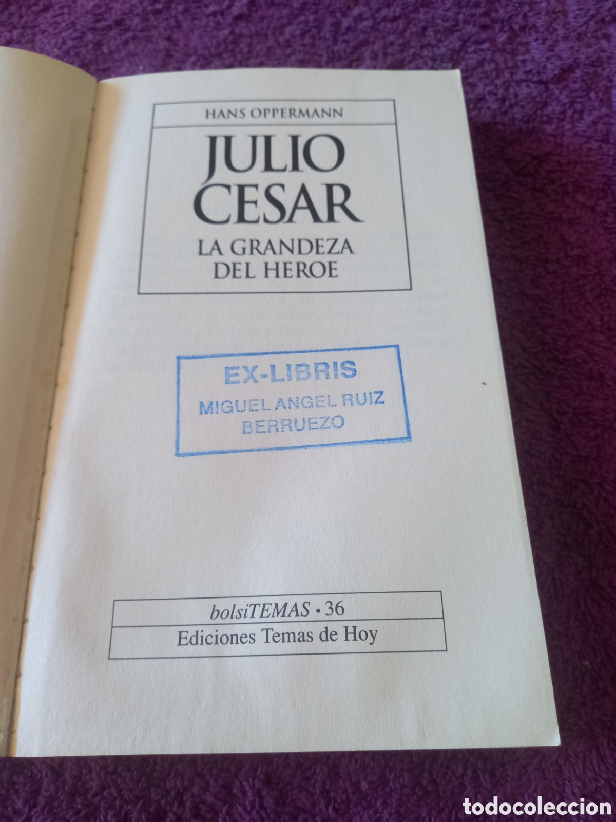 Libros de segunda mano: Julio C&eacute;sar, la grandeza del h&eacute;roe. Hans Oppermann. - Foto 7