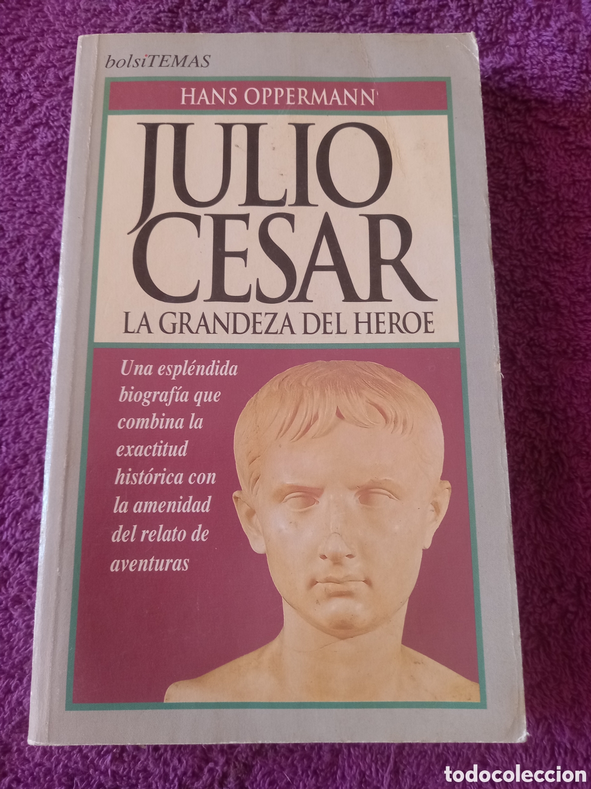 Libros de segunda mano: Julio C&eacute;sar, la grandeza del h&eacute;roe. Hans Oppermann. - Foto 1