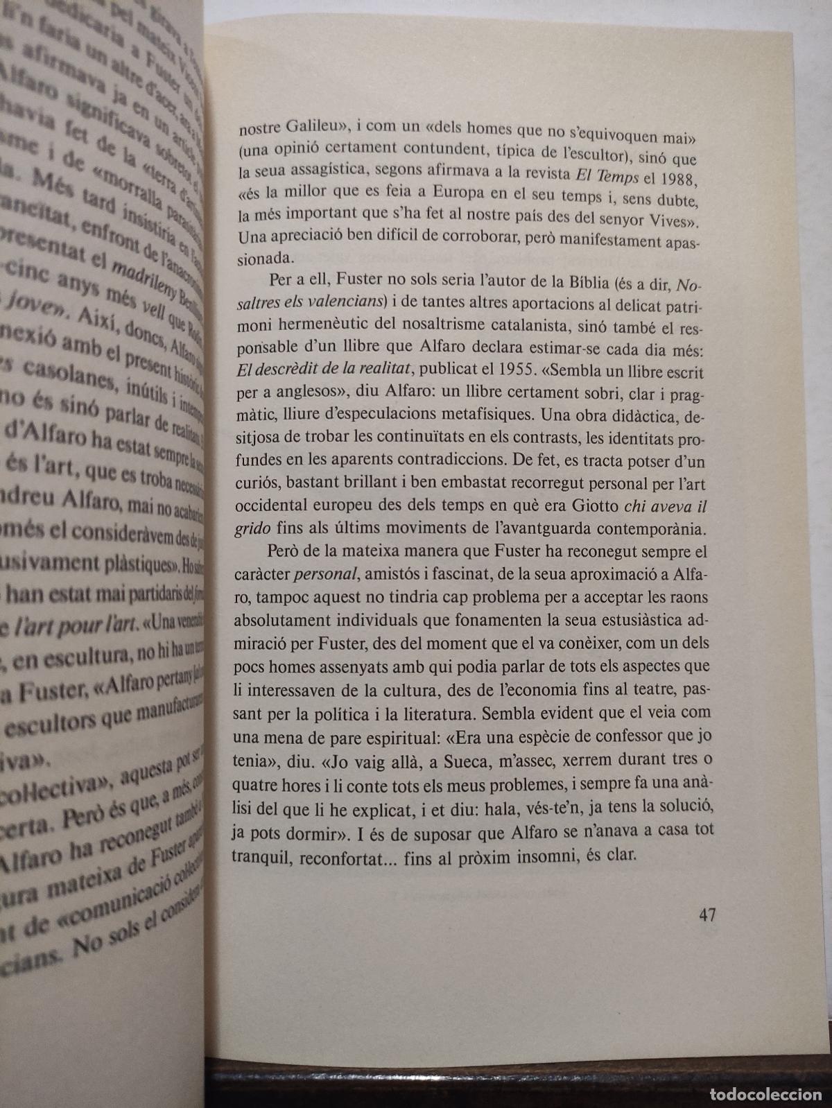 Libros de segunda mano: ANDREU ALFARO - VICENT JARQUE - Foto 4