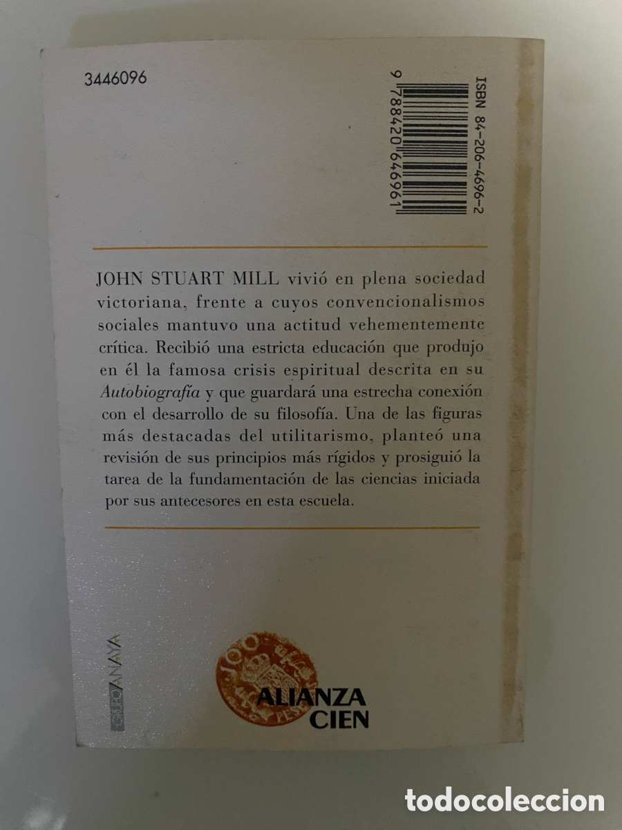 Libros de segunda mano: Diario - MILL, John Stuart - Foto 2