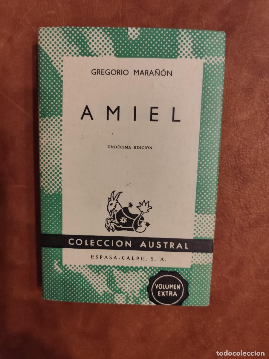 Gregorio Mara&ntilde;&oacute;n. AMIEL. Colecci&oacute;n Austral