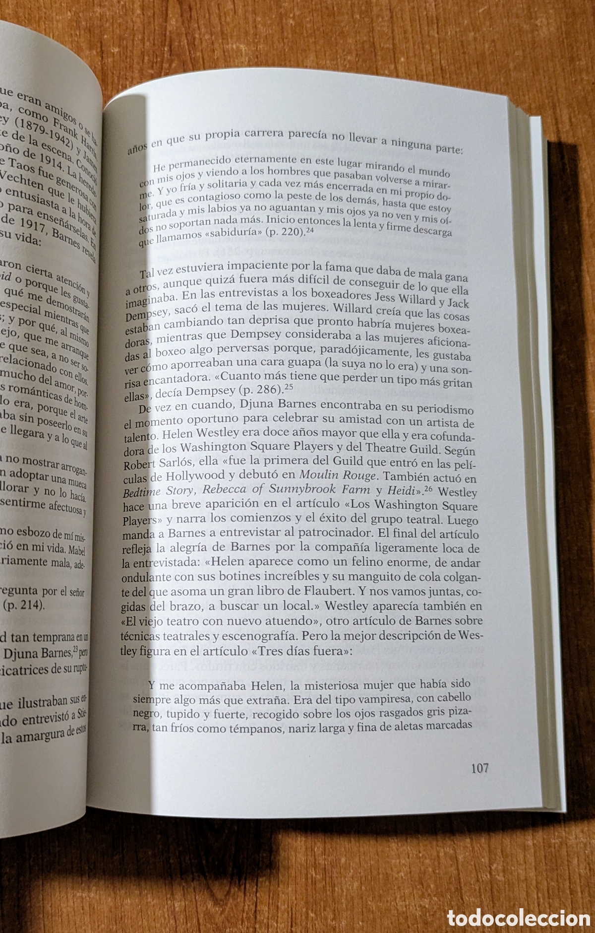 Libros de segunda mano: Djuna Barnes. Phillip Herring. Editorial Circe. - Foto 4