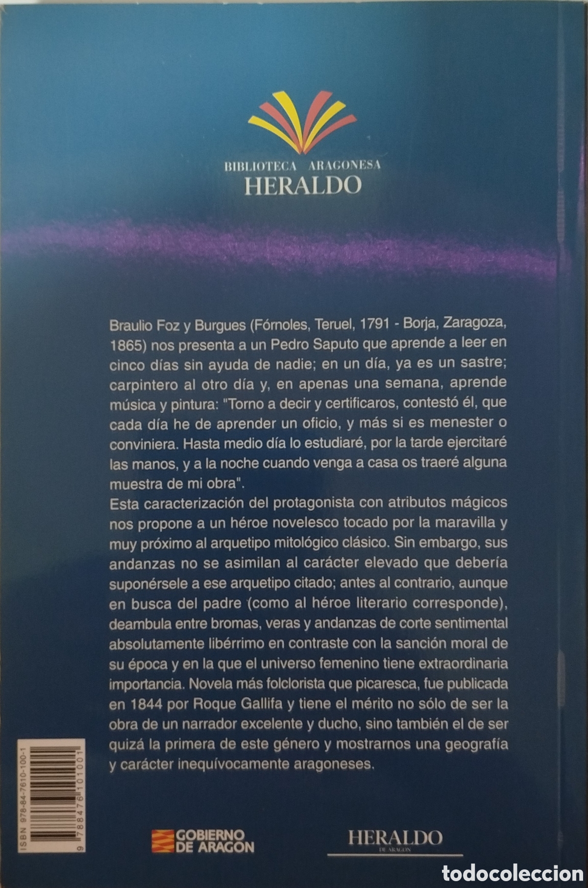 Libros de segunda mano: Vida de Pedro saputo - Foto 2